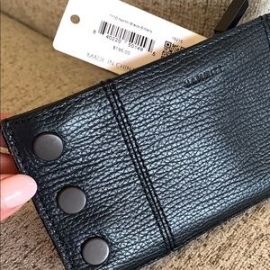 Hammitt 110N Wallet in Black Bitters with Bronze Hardware!! Like New!!!